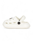 Ice Cream Applique Anti-Slip Clogs - White