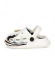 Marble Look Unicorn Applique Anti-Slip Clogs - White