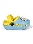 Unicorn Applique Anti-Slip Clogs - Blue