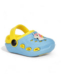 Unicorn Applique Anti-Slip Clogs - Blue