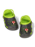 Mushroom Applique Anti-Slip Clogs - Green