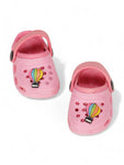 Hot Air Balloon Applique Anti-Slip Clogs - Pink