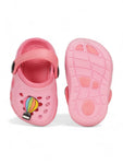 Hot Air Balloon Applique Anti-Slip Clogs - Pink