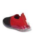 Sports Slip On Shoes With Led Light - Red