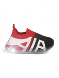 Sports Slip On Shoes With Led Light - Red