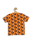 Animal Print Boys Set - Orange