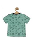 Space Print Boys Set - Green