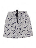 Chess Print Boys Set - Grey