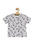 Chess Print Boys Set - Grey