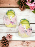 Fairy Applique Anti-Slip Clogs - Green