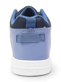 Ankle High Casual Shoes With Laces - Navy Blue