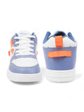 Ankle High Casual Shoes With Laces - Blue