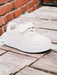 Casual Shoes With Velrco - White