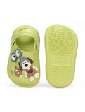 Dog Applique Anti-Slip Clogs - Green