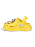 Dog Applique Anti-Slip Clogs - Yellow