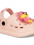 Duck Applique Anti-Slip Clogs - Pink