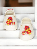 Duck Applique Anti-Slip Clogs - Cream