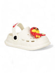 Duck Applique Anti-Slip Clogs - Cream