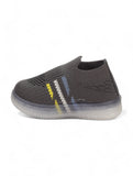 Casual Slip On Shoes With Led Light - Grey