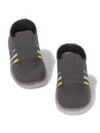 Casual Slip On Shoes With Led Light - Grey