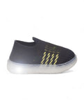 Casual Slip On Shoes With Led Light - Navy Blue