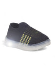 Casual Slip On Shoes With Led Light - Navy Blue