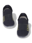 Casual Slip On Shoes With Led Light - Navy Blue