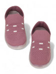 Casual Slip On Shoes With Led Light - Mauve