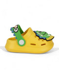 Cartoon Applique Anti-Slip Clogs - Yellow