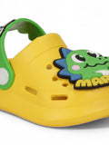 Cartoon Applique Anti-Slip Clogs - Yellow