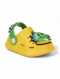 Cartoon Applique Anti-Slip Clogs - Yellow