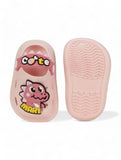 Cartoon Applique Anti-Slip Clogs - Pink