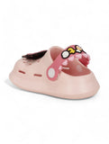 Cartoon Applique Anti-Slip Clogs - Pink