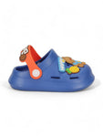 Bear Applique Anti-Slip Clogs - Navy Blue