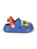 Bear Applique Anti-Slip Clogs - Navy Blue