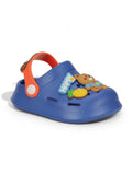 Bear Applique Anti-Slip Clogs - Navy Blue