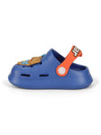 Bear Applique Anti-Slip Clogs - Navy Blue