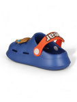 Bear Applique Anti-Slip Clogs - Navy Blue