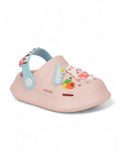 Bear Applique Anti-Slip Clogs - Pink