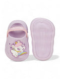 Unicorn Applique Anti-Slip Clogs - Mauve