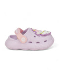 Unicorn Applique Anti-Slip Clogs - Mauve