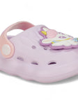 Unicorn Applique Anti-Slip Clogs - Mauve