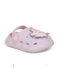 Unicorn Applique Anti-Slip Clogs - Mauve