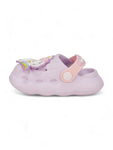 Unicorn Applique Anti-Slip Clogs - Mauve