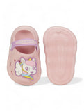 Unicorn Applique Anti-Slip Clogs - Pink