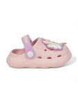 Unicorn Applique Anti-Slip Clogs - Pink