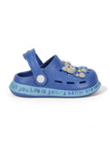Bear Applique Anti-Slip Clogs - Navy Blue