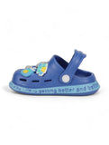 Bear Applique Anti-Slip Clogs - Navy Blue