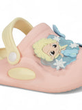 Princess Applique Anti-Slip Clogs - Peach