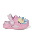 Princess Applique Anti-Slip Clogs - Pink